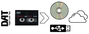 transfert audio dat